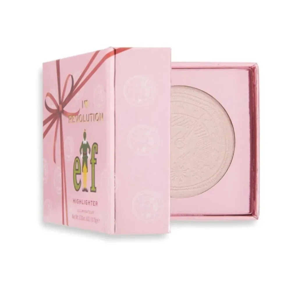 Elf X Revolution Ninny Muggins Eyeshadow Palette Highlighter Lip Balm & Scrub NI
